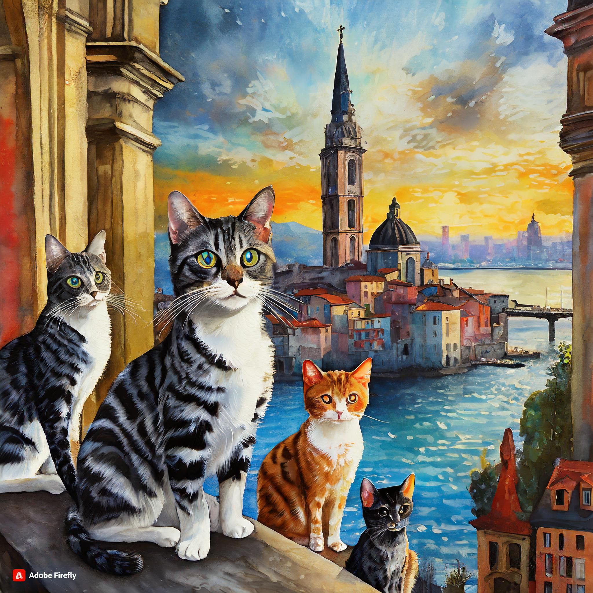 A city of cats.